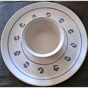 Corningware Creations Stoneware Chip & Dip Bowl